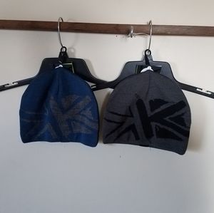 Pair of Knit Beanies